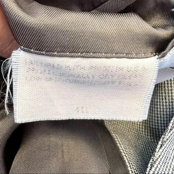 Colours by Alexander Julian Houndstooth Sport Coat Blazer in Cream Size 41 - Picture 10 of 10